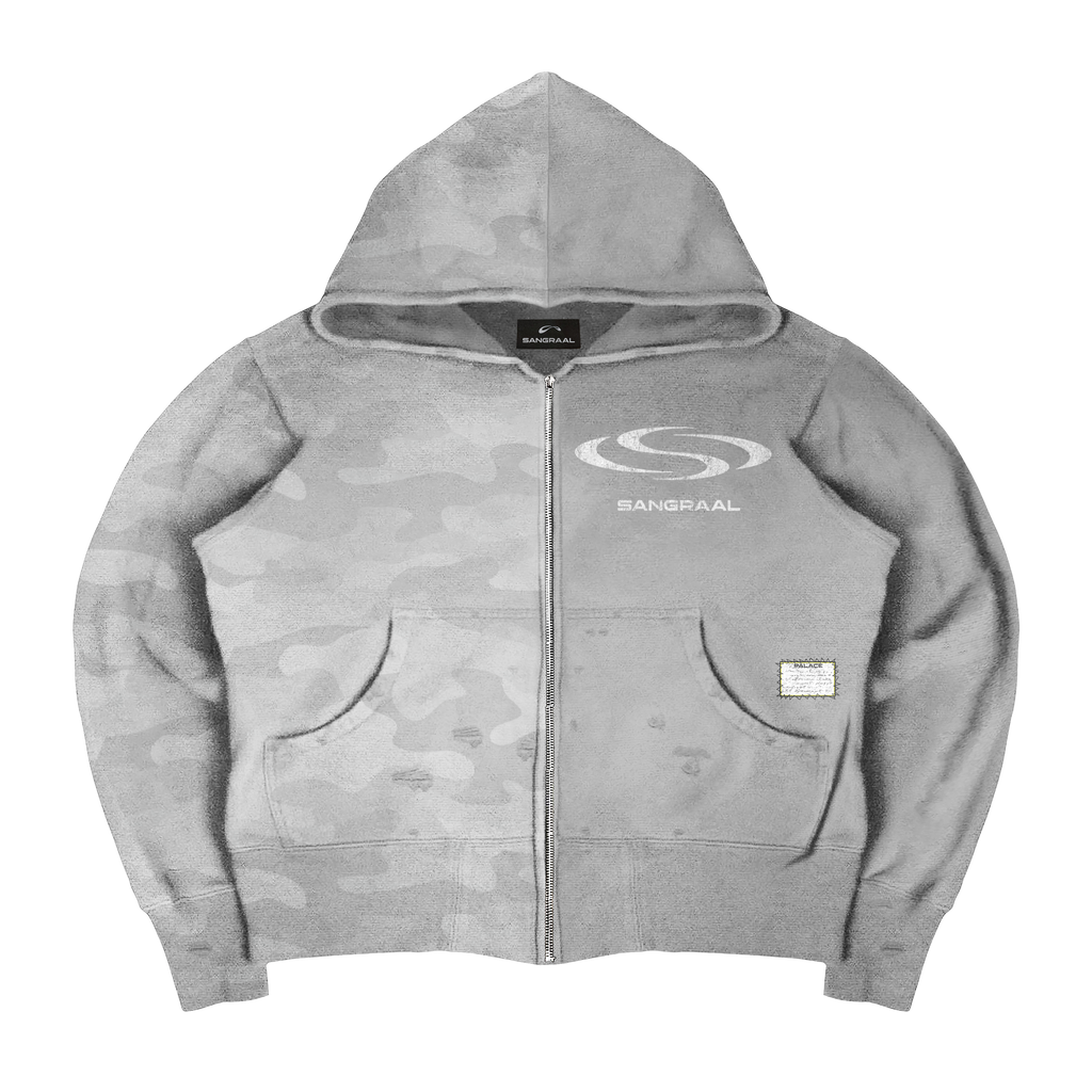 BINARY FATIGUE ZIP-UP JACKET