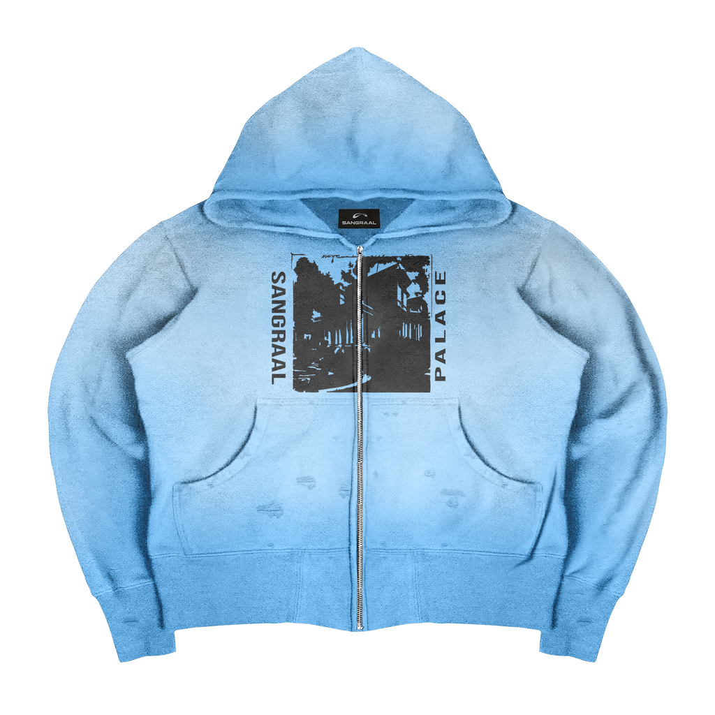 WASHED PALACE ZIP-UP JACKET