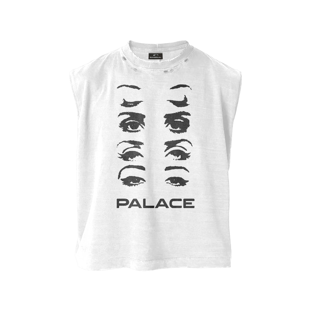 INDIGO EYE CUT OFF TEE