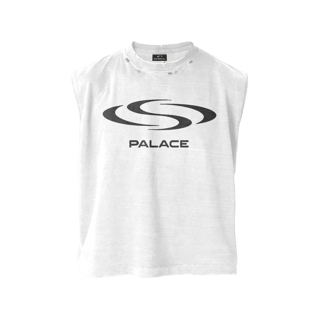 MONOGRAM CUT OFF TEE